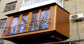 Внешняя отделка балкона Энгельс цена от 1049 руб. м/2.